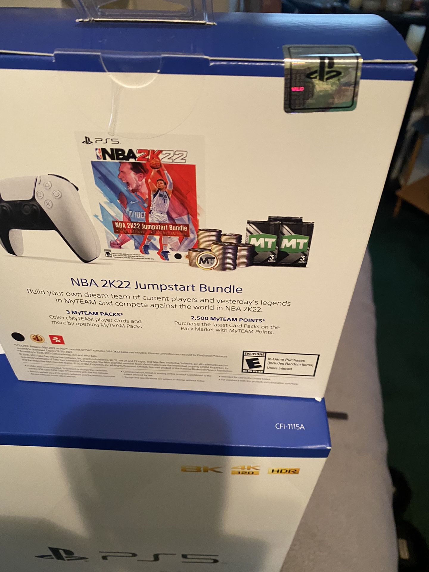 PS 5 for sale with jumpstart 2022K package