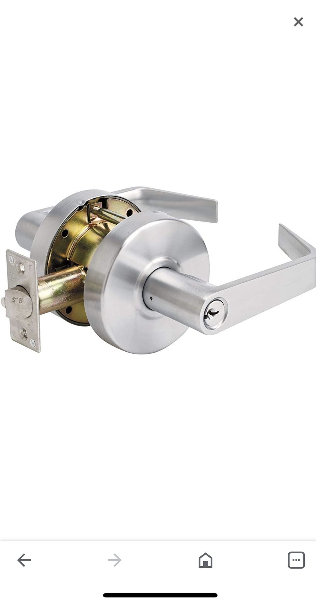 3 Pack US Lock Brand 2050C Series Grade-2 US26D Intruder Lever Lockset Retail $69 Here $120 For 3 Pack…… US Lock (Brand Rating: 4.0/5) 2050C Series Gr