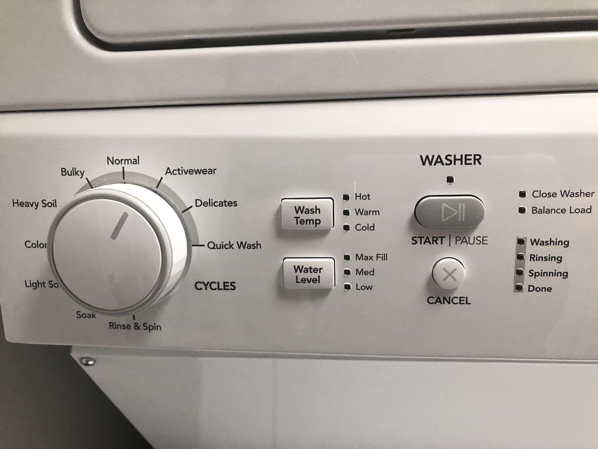 Frigidaire 27” Stack Washer/GAS Dryer BrandNEW
