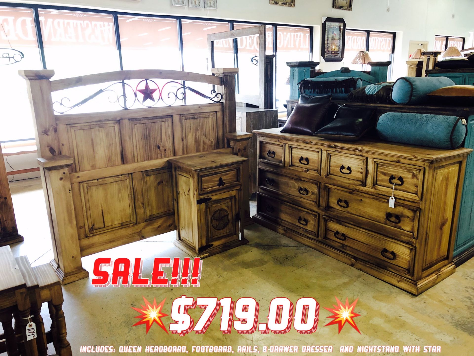 Monterrey Furniture Rustic and More for Sale in San Antonio, TX OfferUp