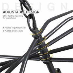 Vintage Pendant Lights Industrial Adjustable Privoted Design Hanging Lighting Thumbnail