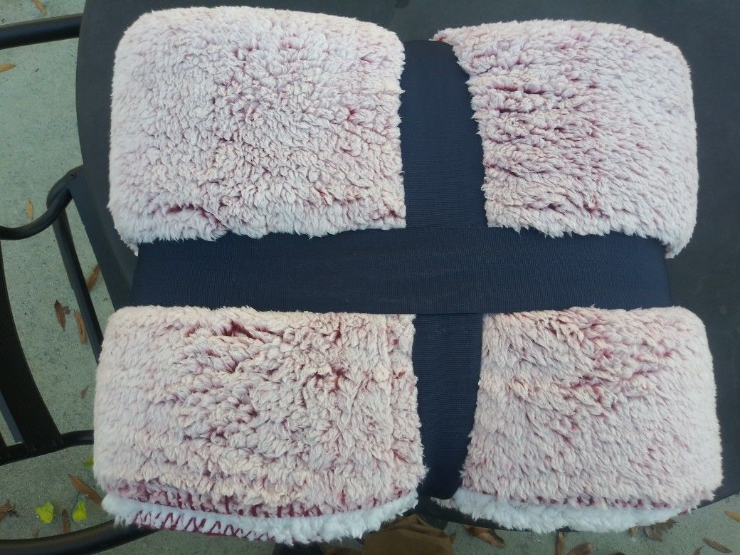 Double Sherpa Throw Blanket