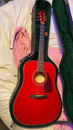 Fender DG-22S CHERRY STAIN Guitar (Comes With Guitar Case) Thumbnail