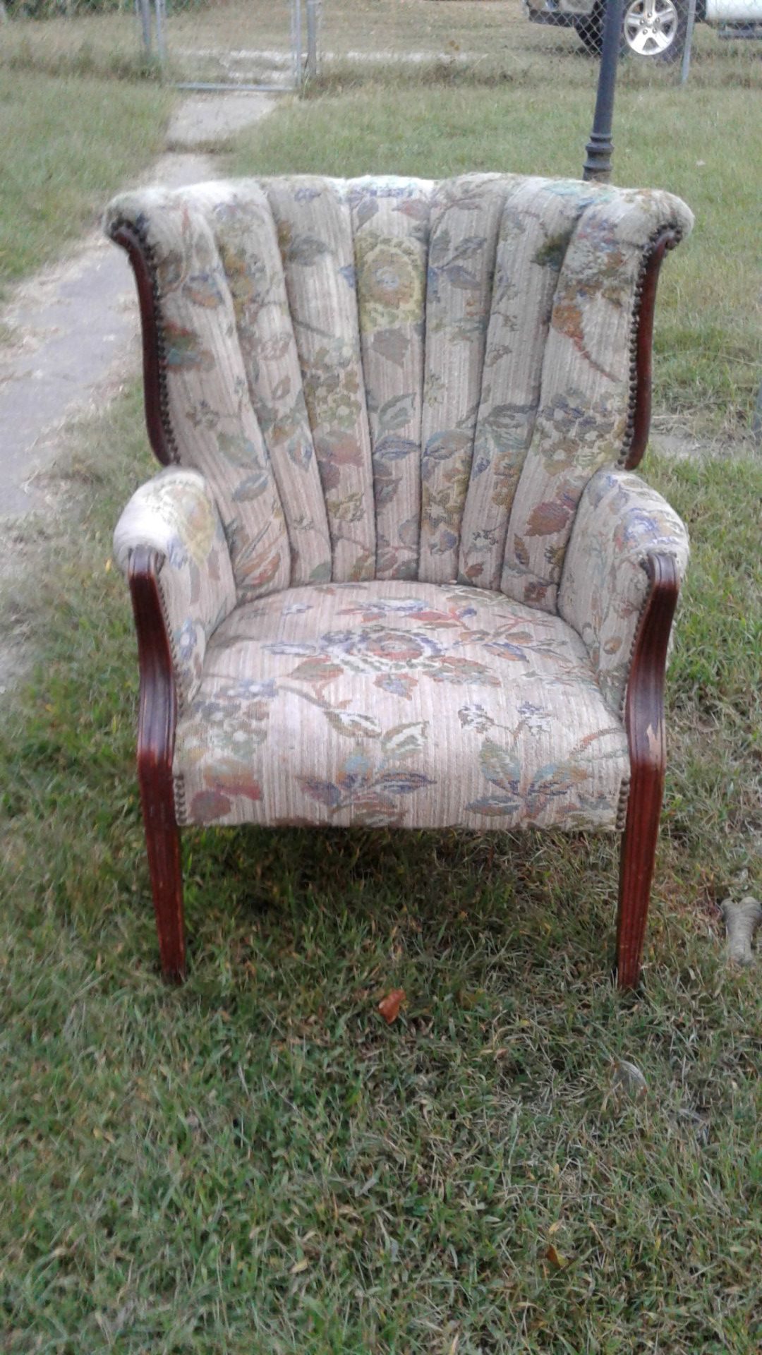 Victorian wingback chair....Make offer