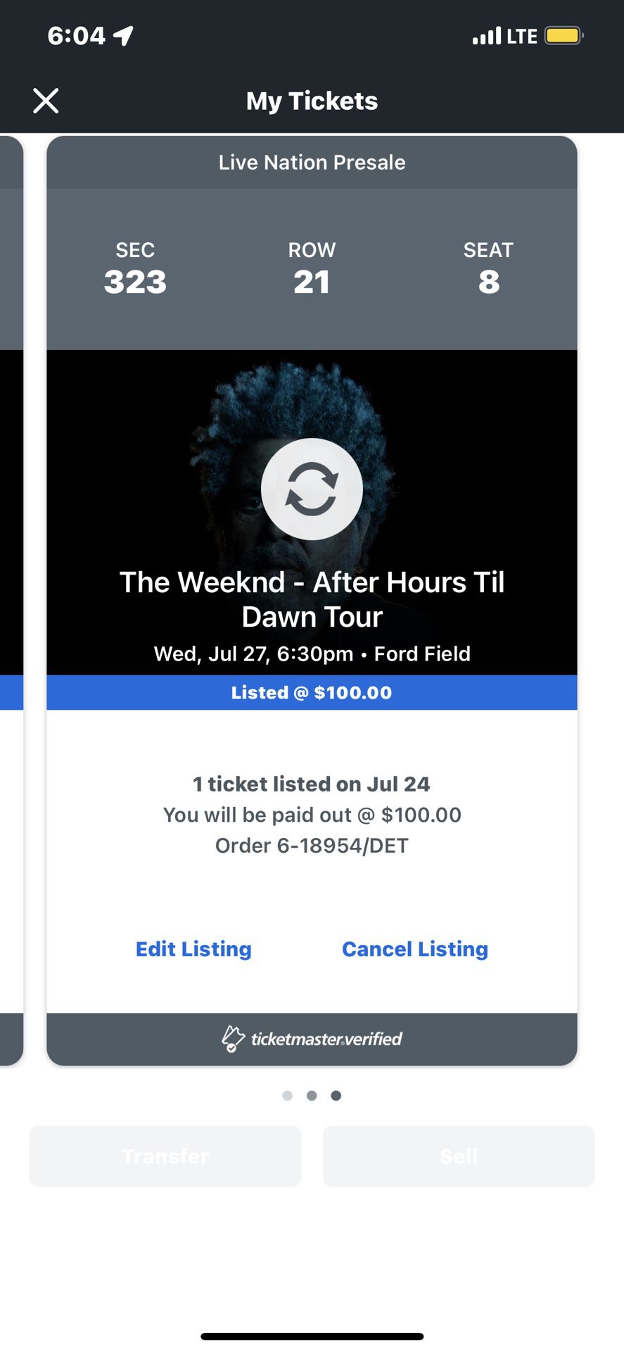 The Weekend concert tickets 