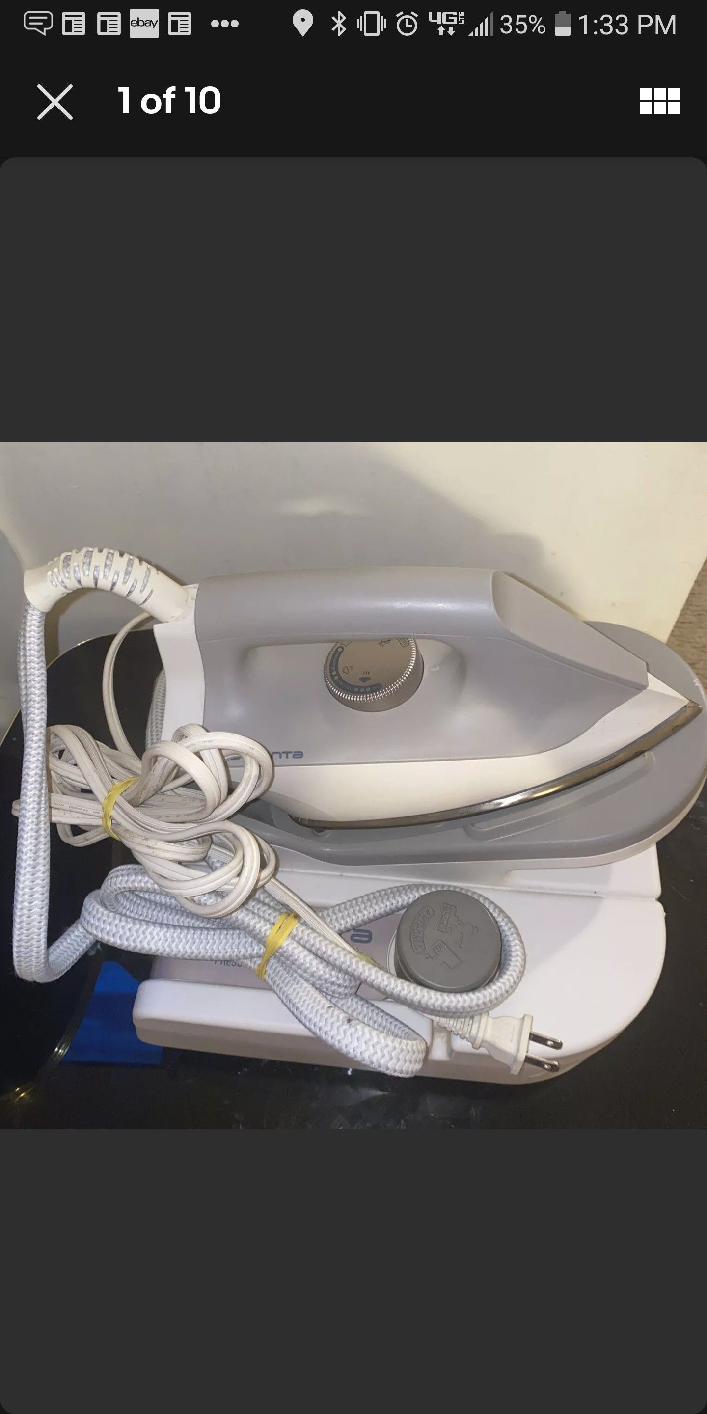 Rowenta Pressure Iron and Steamer Pro Steam Station DG5030