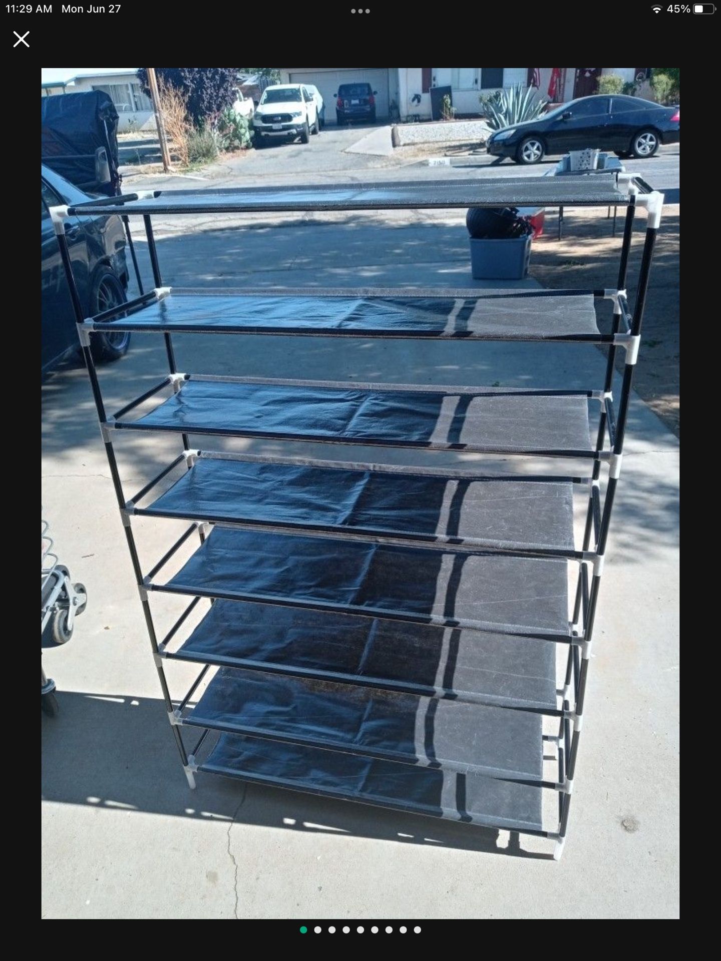 Shoe Rack- Light Weight. Easy To Assemble. Available.