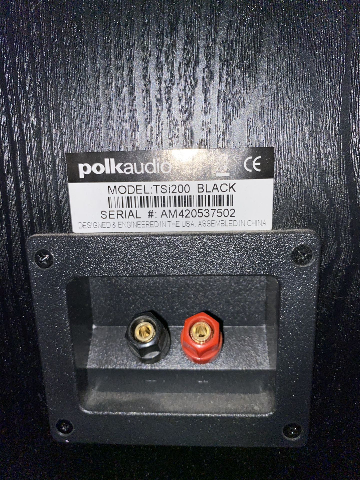 POLK AUDIO BOOK SHELF SPEAKERS $99