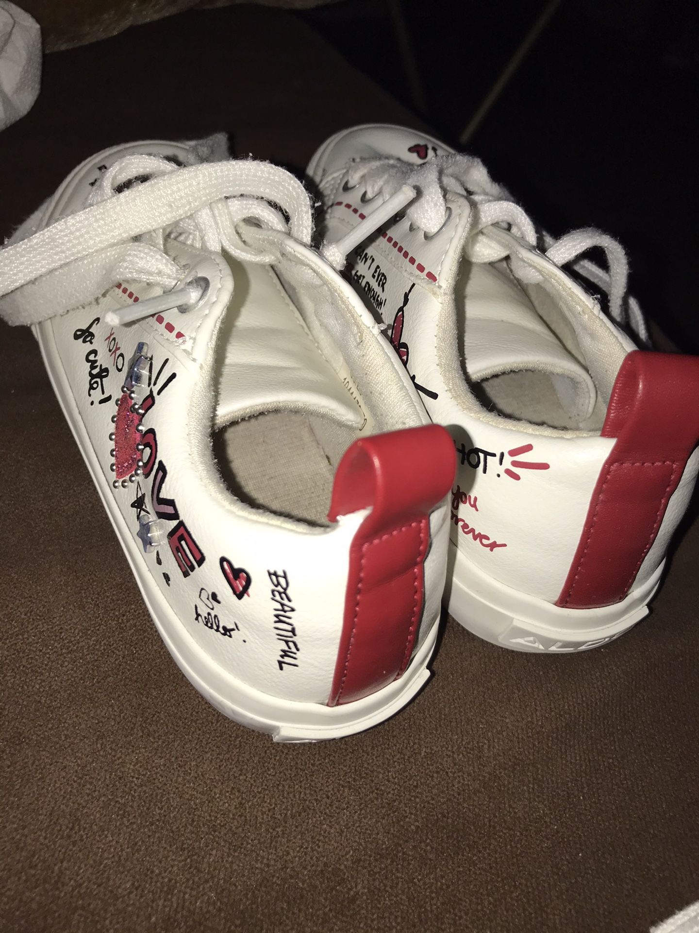 Aldo Rain Boots And self Love Tennis Little Girl Size 12