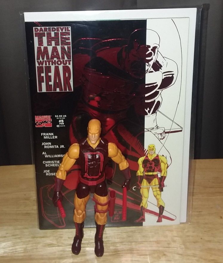 Daredevil Figure & Comic Book