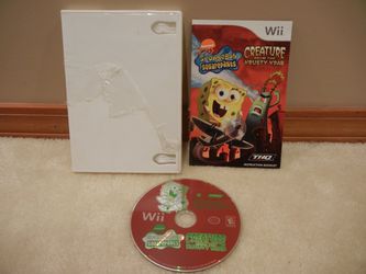 Lot of 2: Nintendo Wii Epic Mickey & Spongebob Creature From The Krusty Krab Games Thumbnail