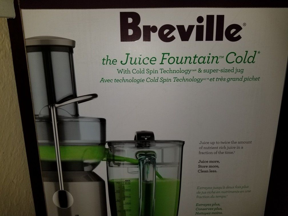 Breville Juicer Juice Fountain Brand New Never Used
