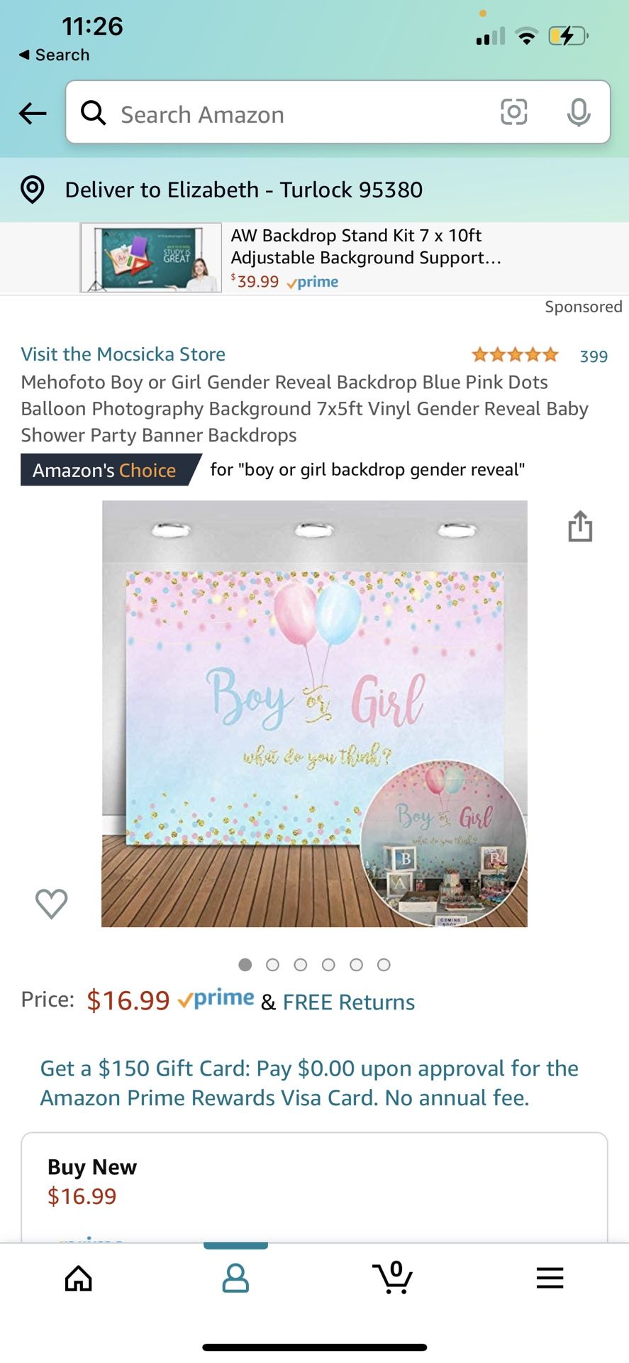 GENDER REVEAL DECORATION