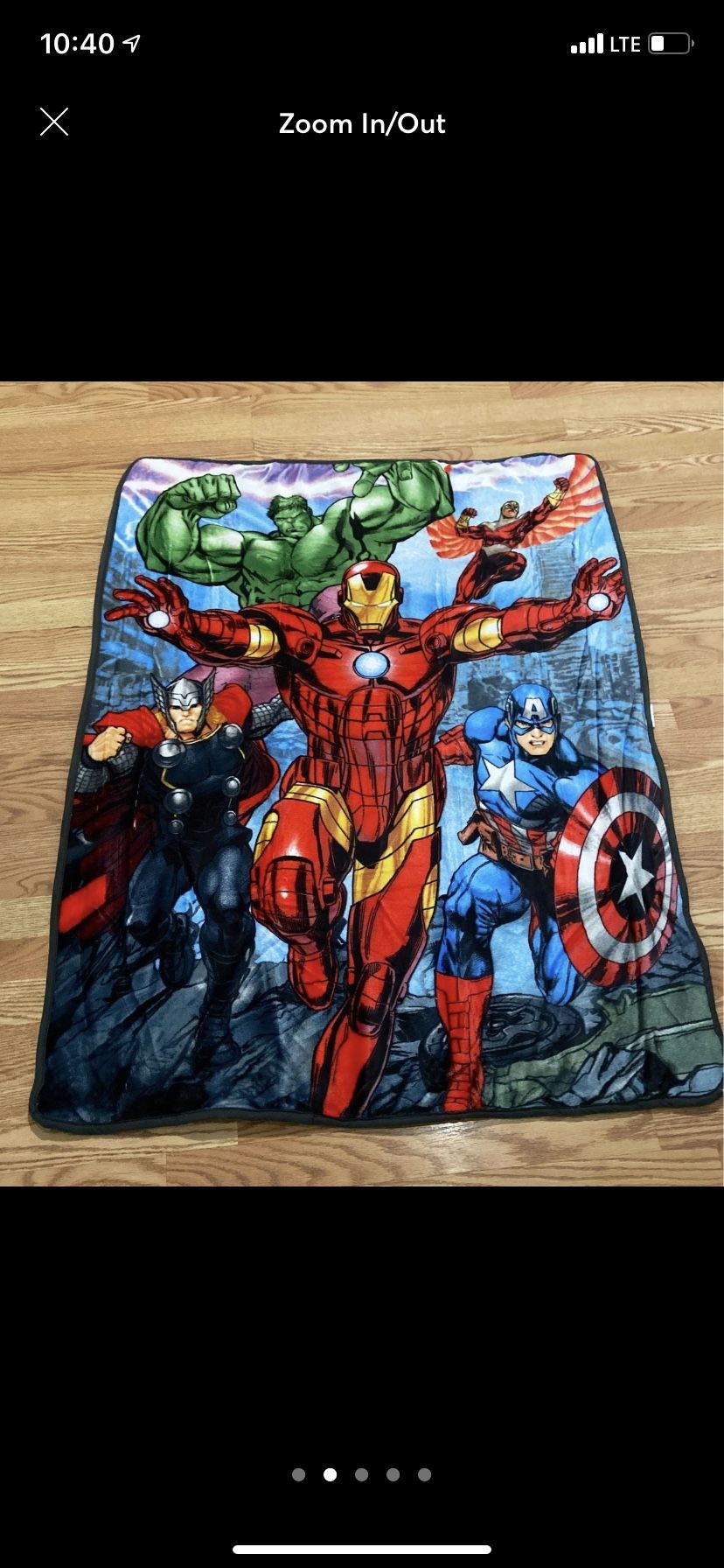 BUY(2) Disney/Marvel Sherpa/Borrego Blankets