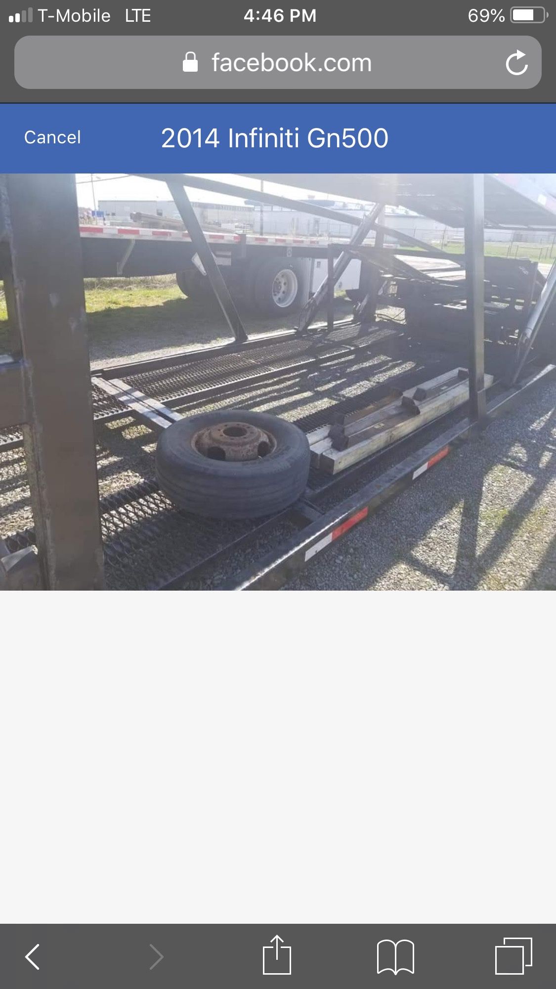 2014 Infinite GN500 5 Car Trailer