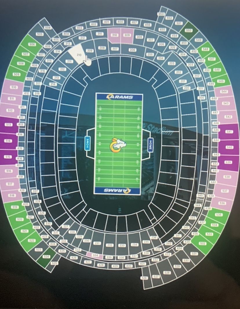 Rams vs Lions @ SoFi Stadium