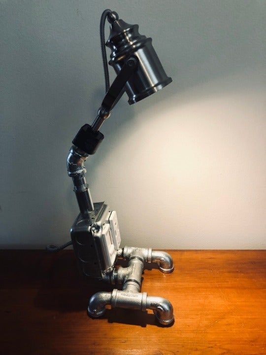 Industrial Style Steampunk Lamp