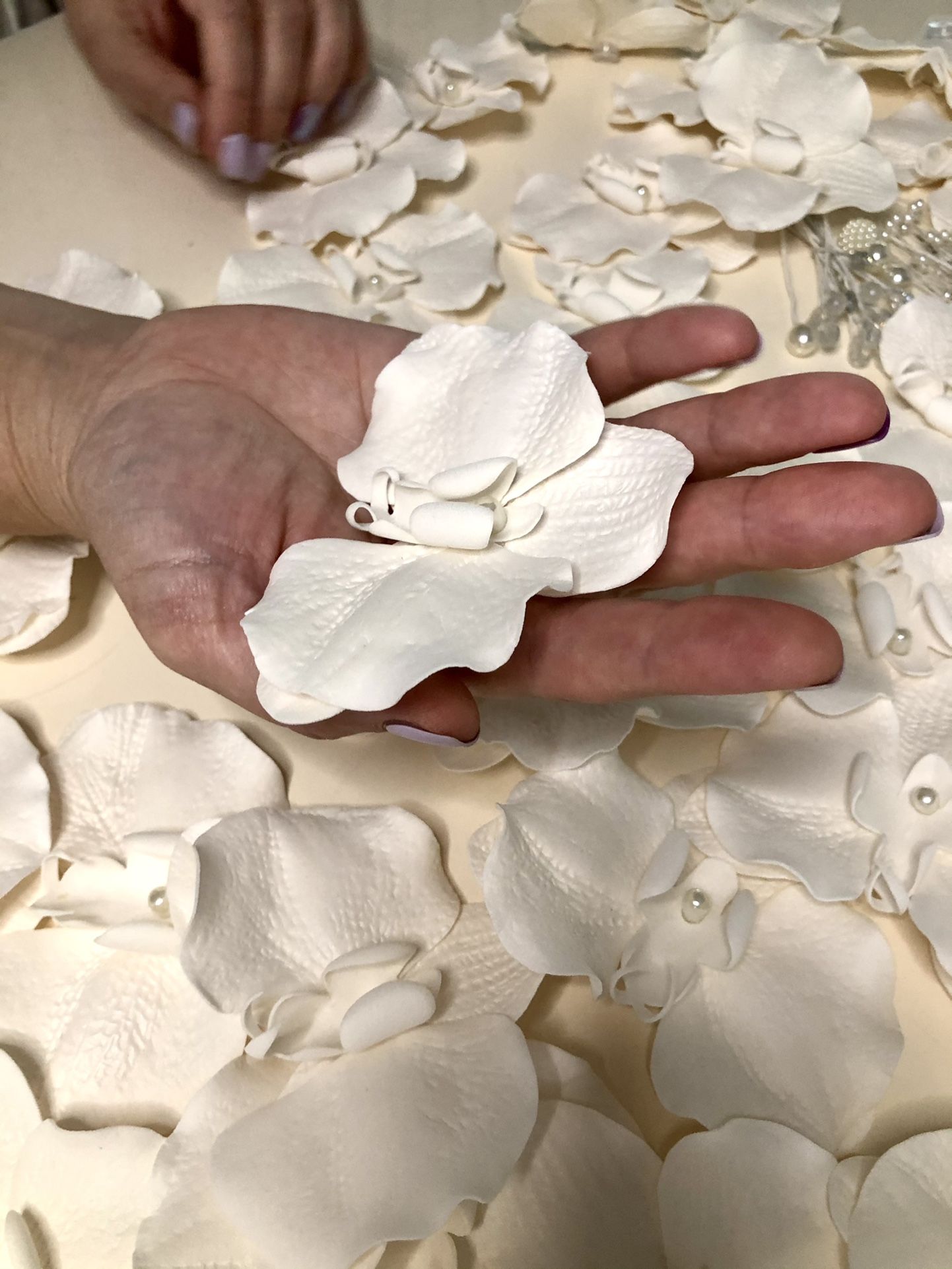 3D Orchid for invitation card/box