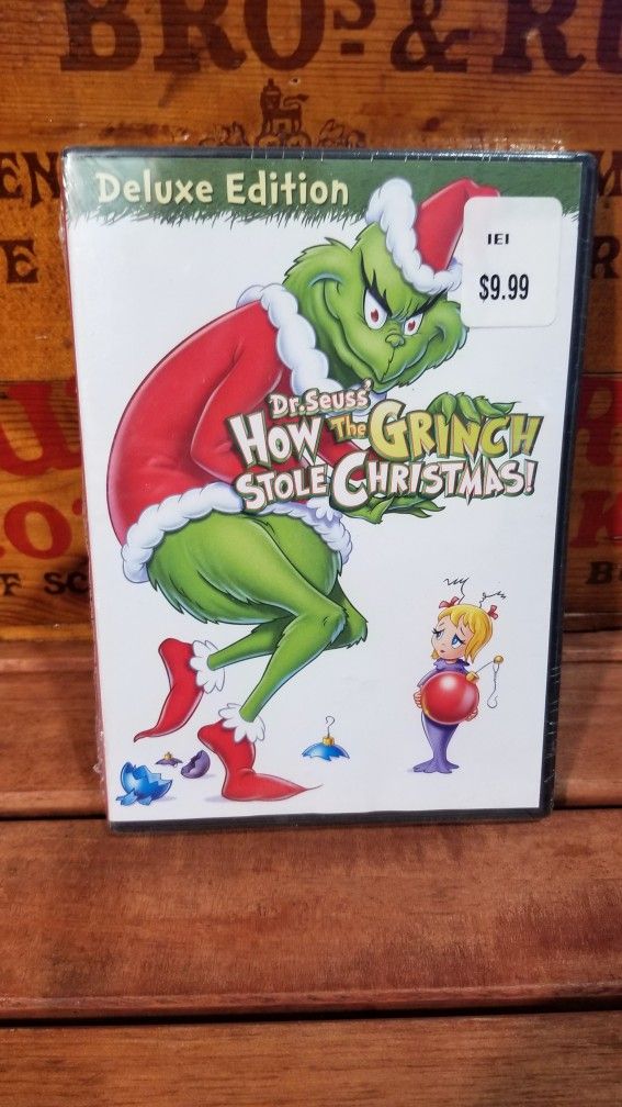 Dr. Seuss' How The Grinch Stole Christmas Delux Edition Brand New Sealed