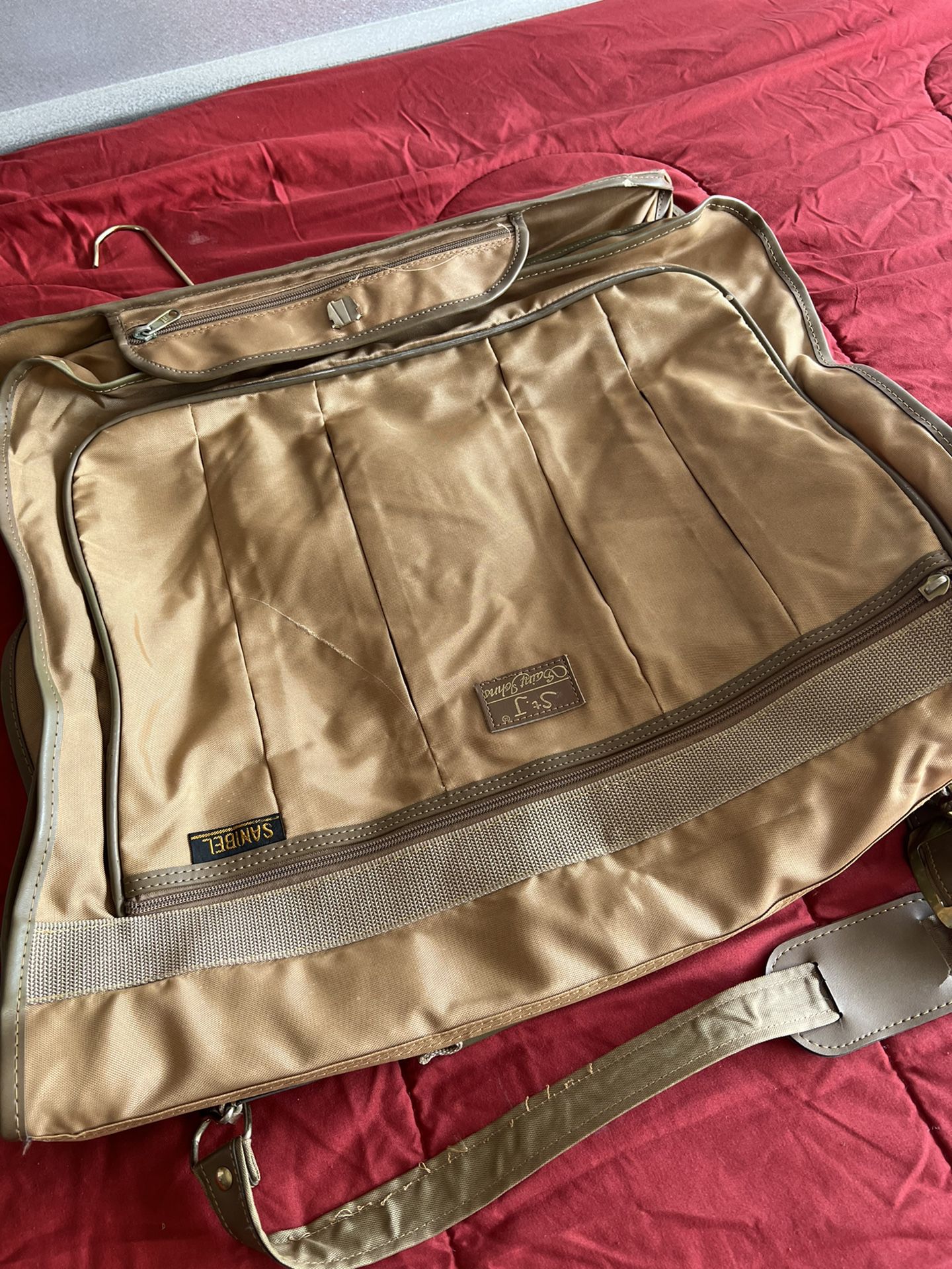 Garment Bag And Suitcase 