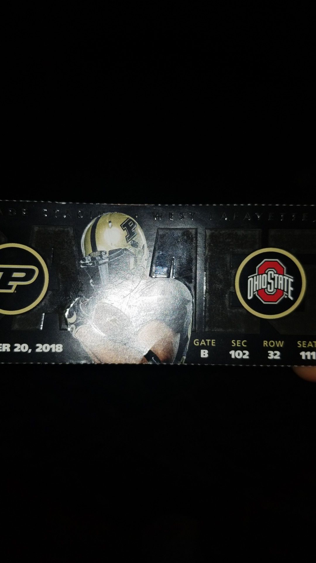 Football ticket