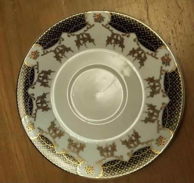 Vintage 15-Piece Ornate Coffee Set - Gold Decorated, Claw-Foot Design