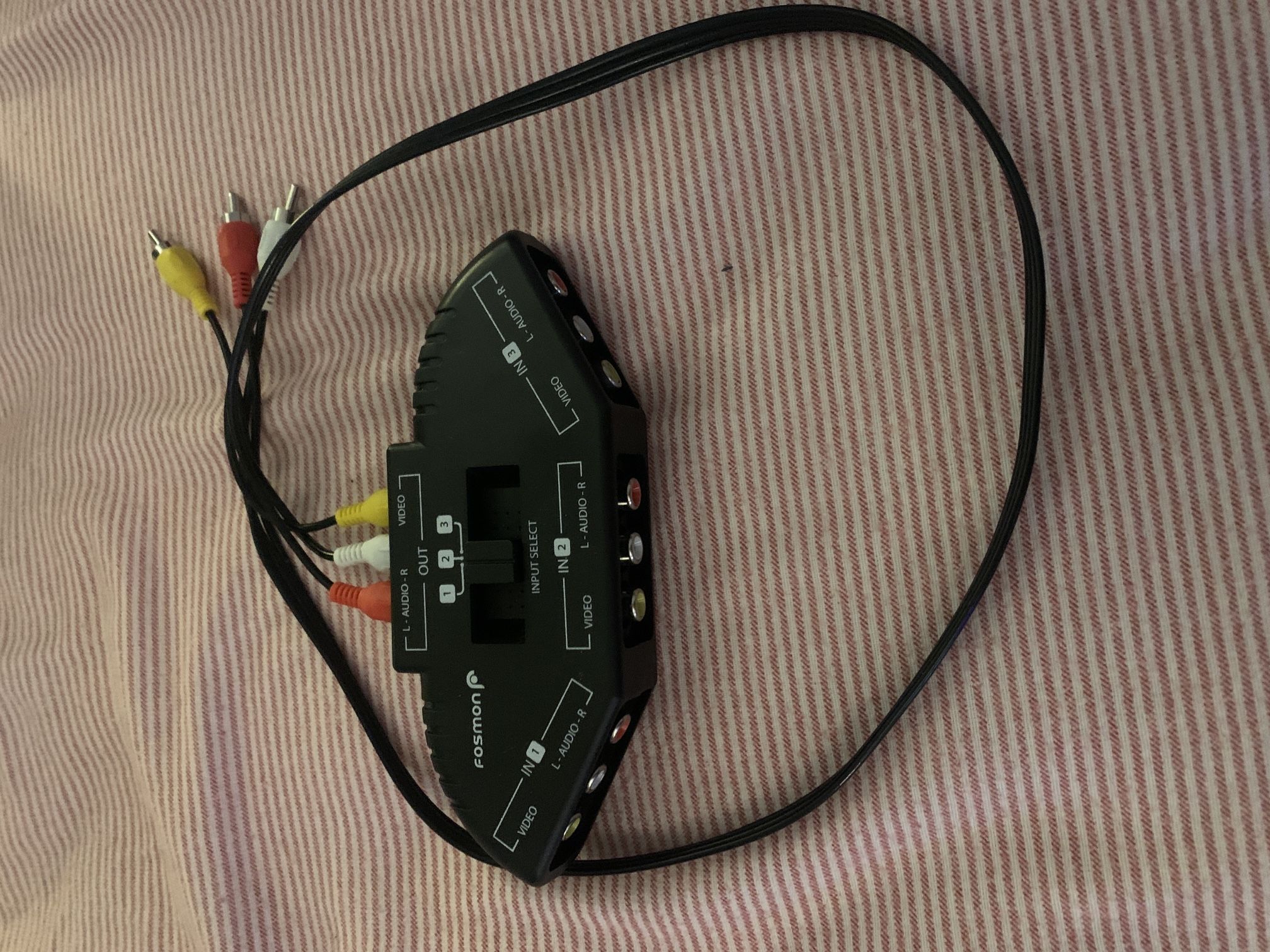 A/V Component 3 Way Selector/switcher