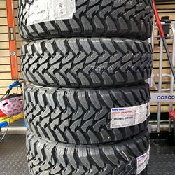 Toyo Tire Open Country M/T Mud-Terrain Tires (2) 305/70R16 (2) 255/85R16 NEW Staggered 33" Thumbnail