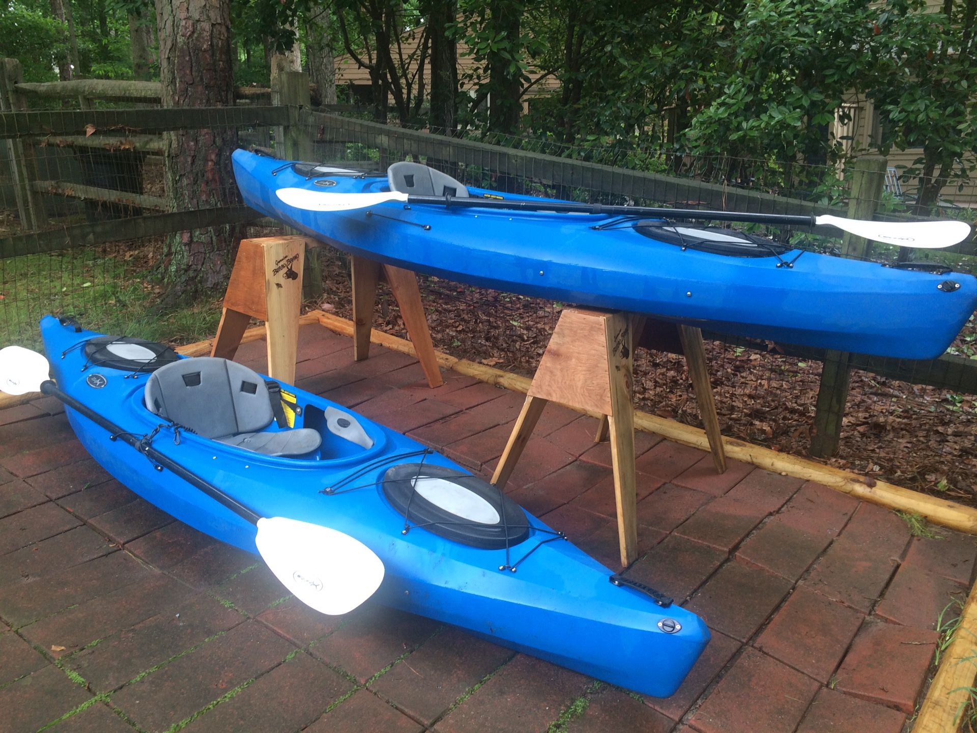 Two Kayaks Equinox 10.4 SitIn with Paddles for Sale in Henrico, VA