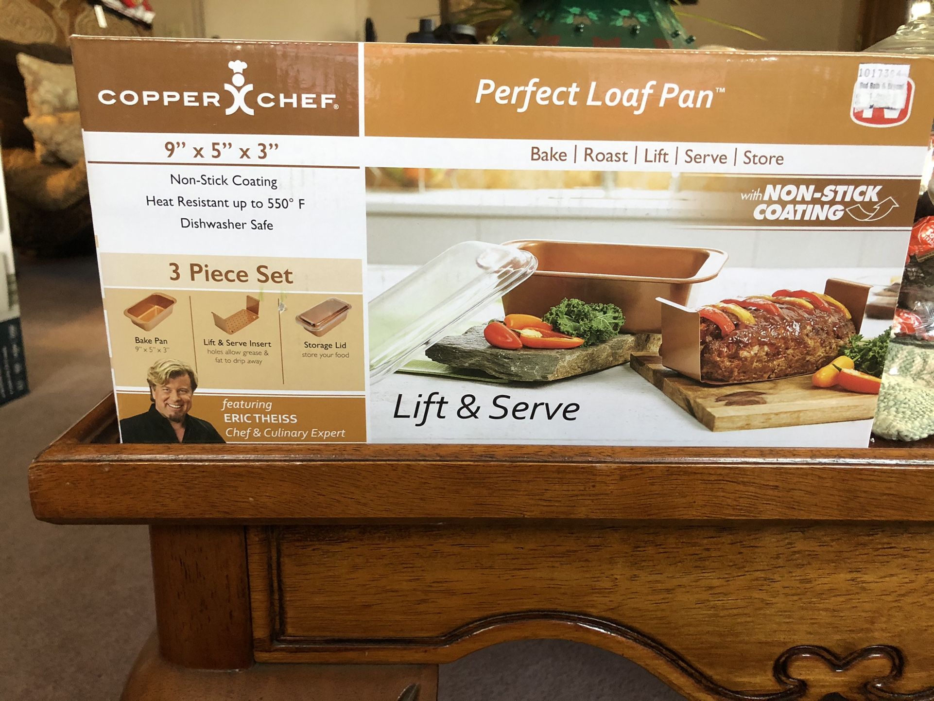 Copper perfect loaf pan new!!!!