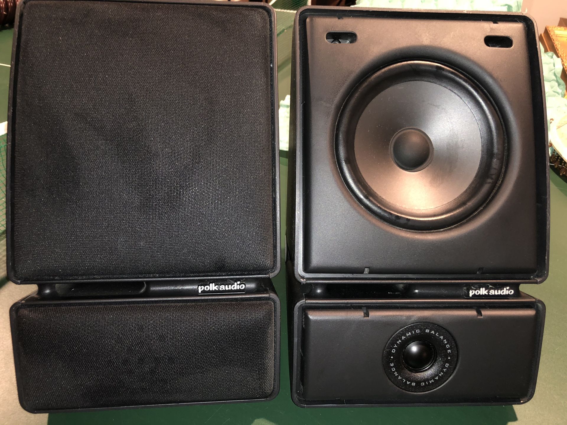 2 Polk Audio M Series M3II Black indoor/outdoor Surround Sound Speakers