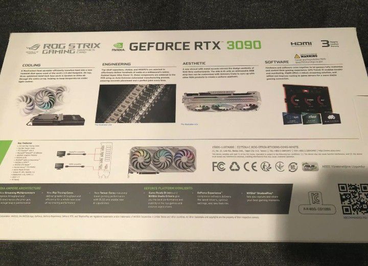 ASUS ROG Strix GeForce RTX 3090 24GB GDDR6X Graphics Card *New* *Ship Now!!!*
