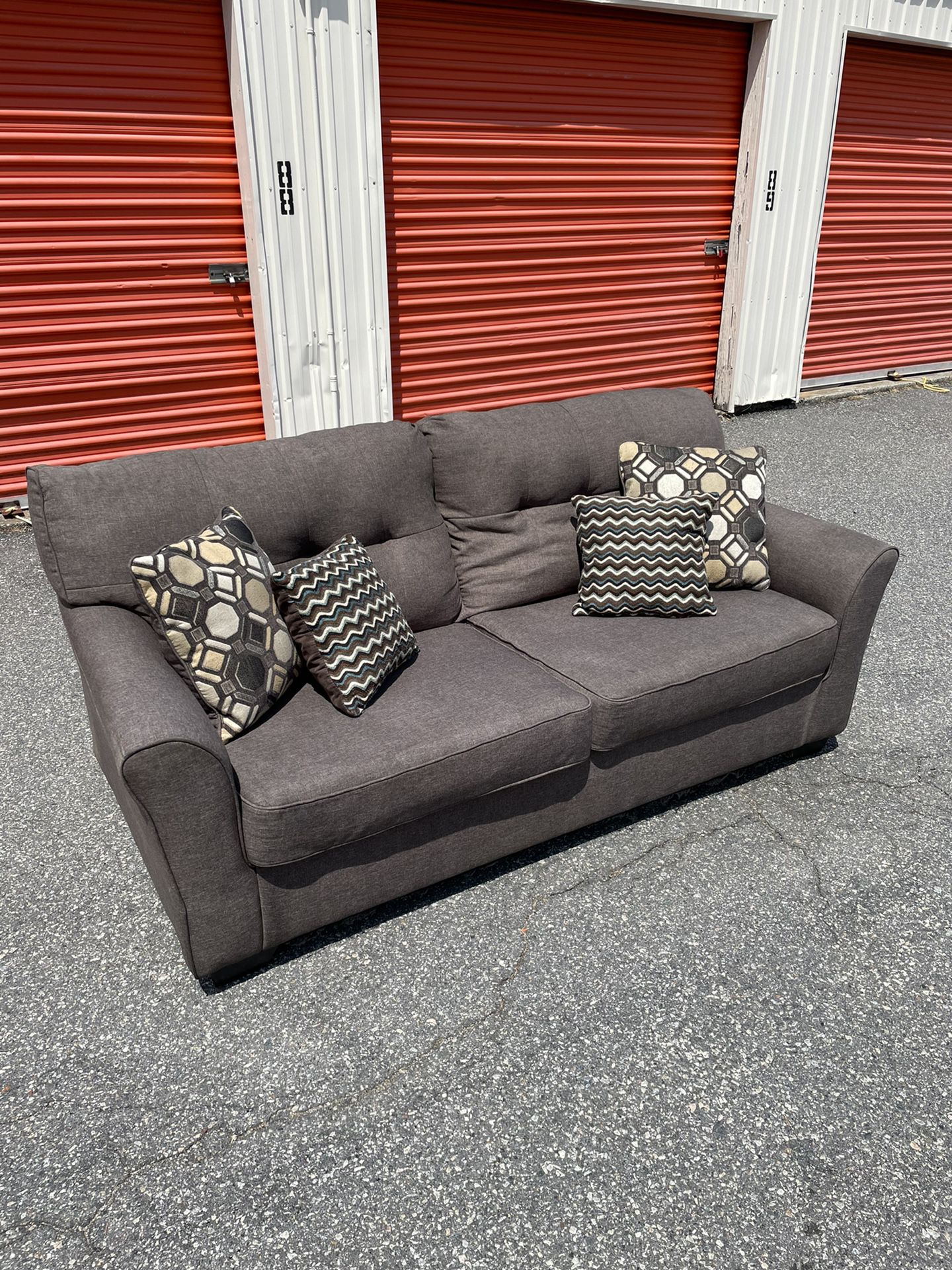 Free Delivery - Ashley Grey Couch