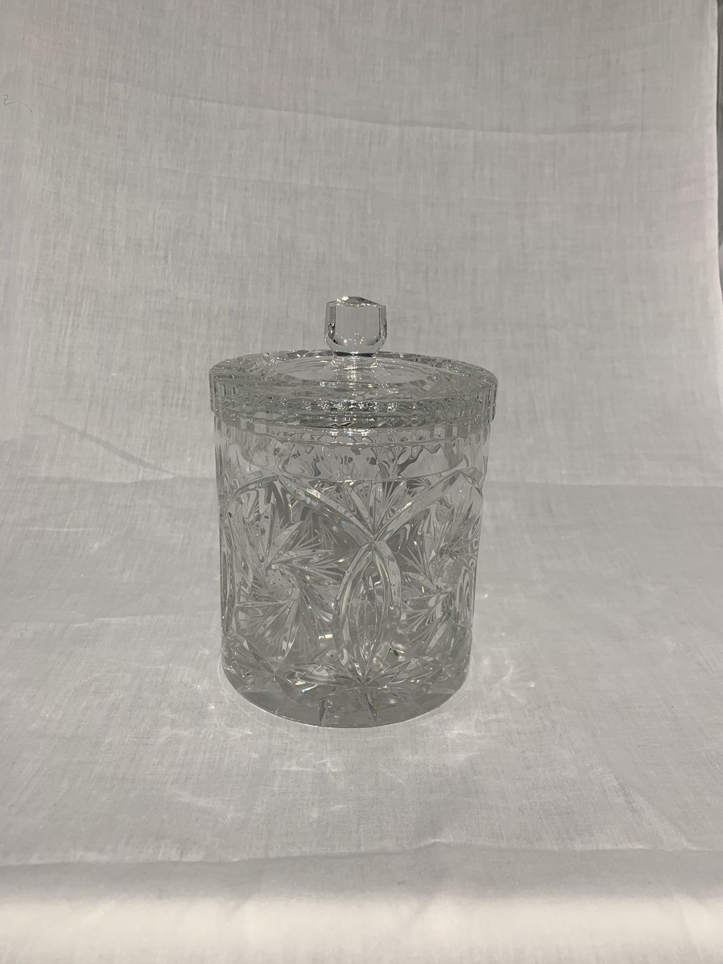 Princess House Crystal Candy Dish and Matching Tray