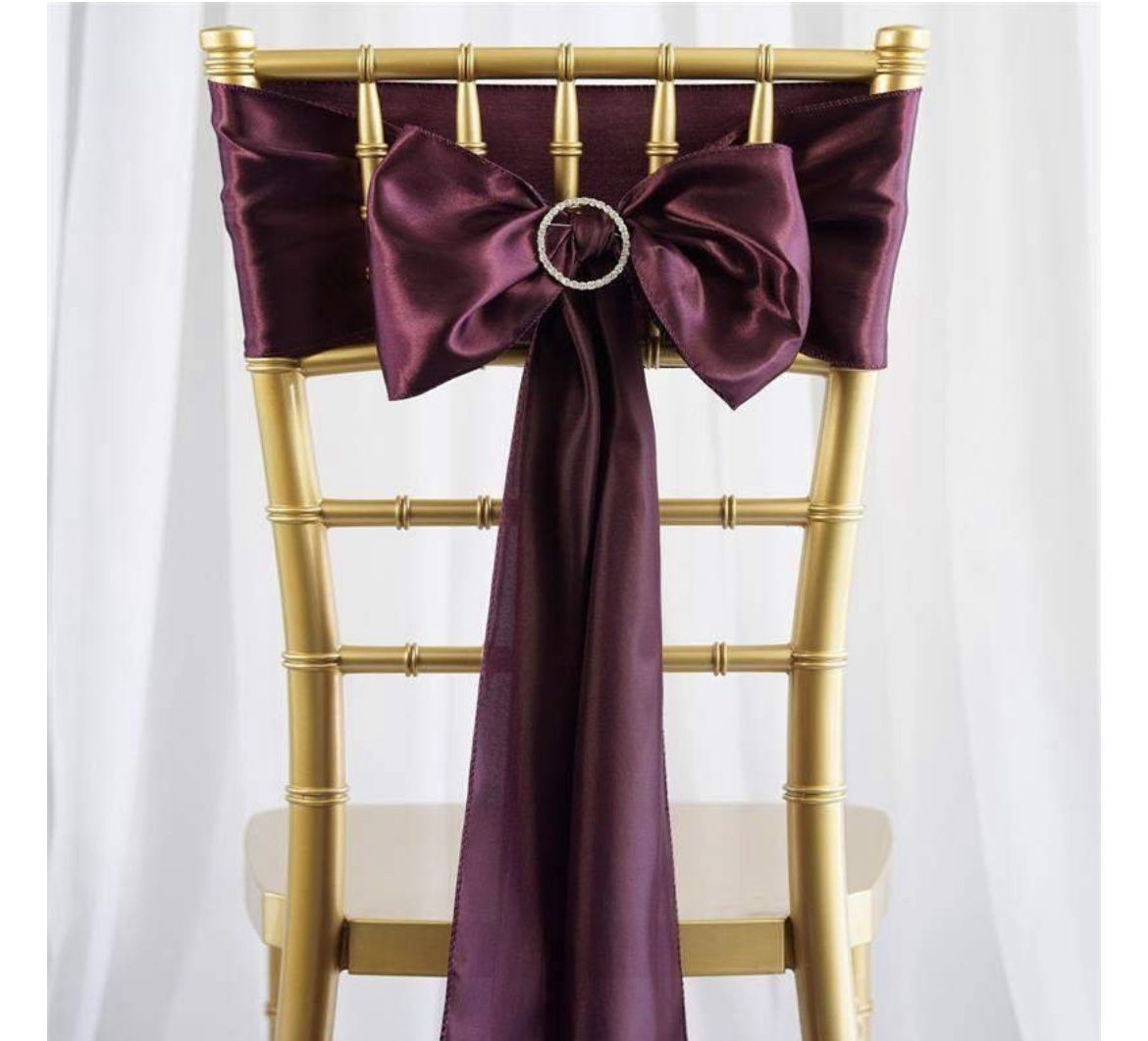 Chair Sashes Tie Bows