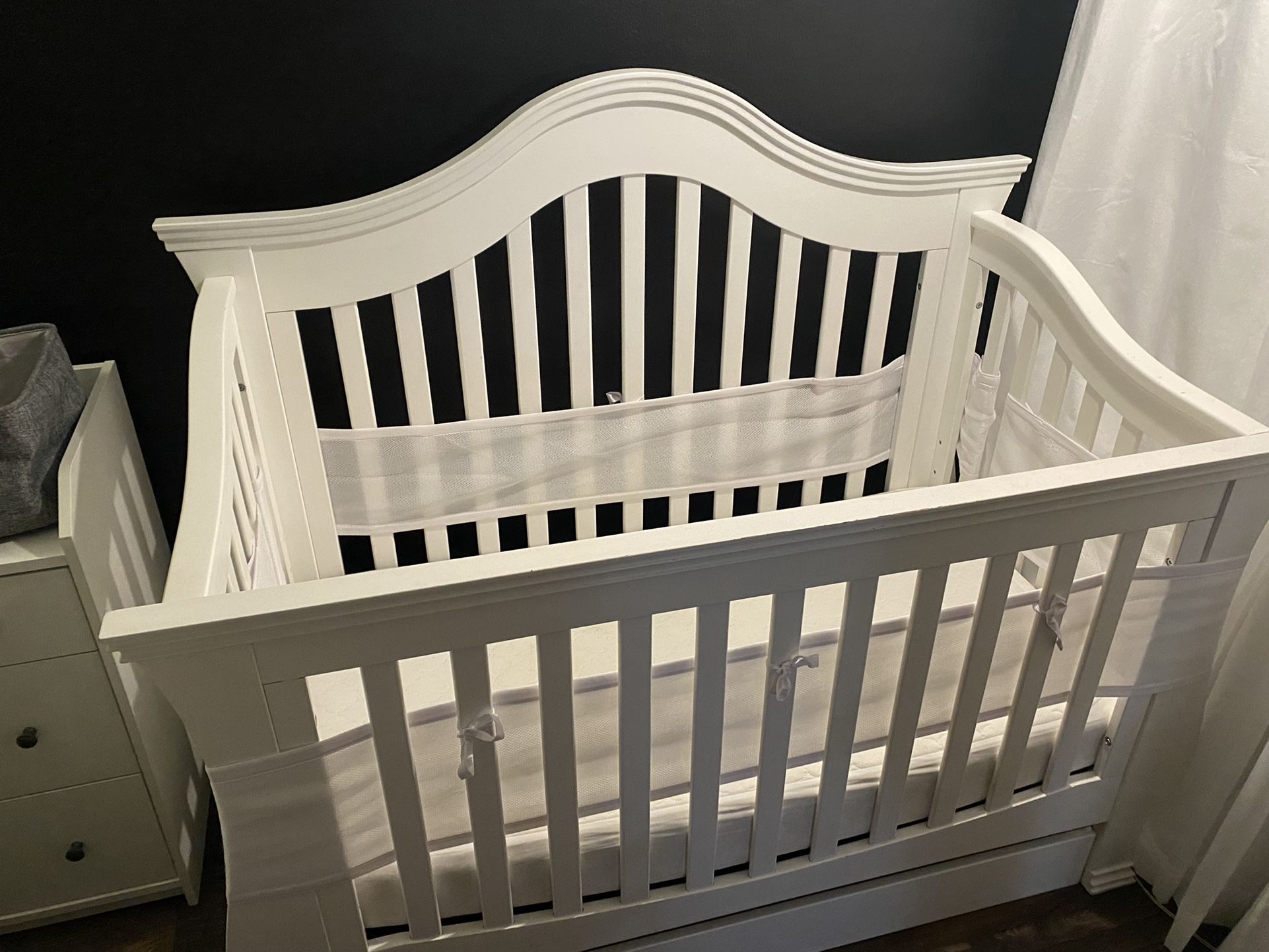 Real Wood Convertible Crib