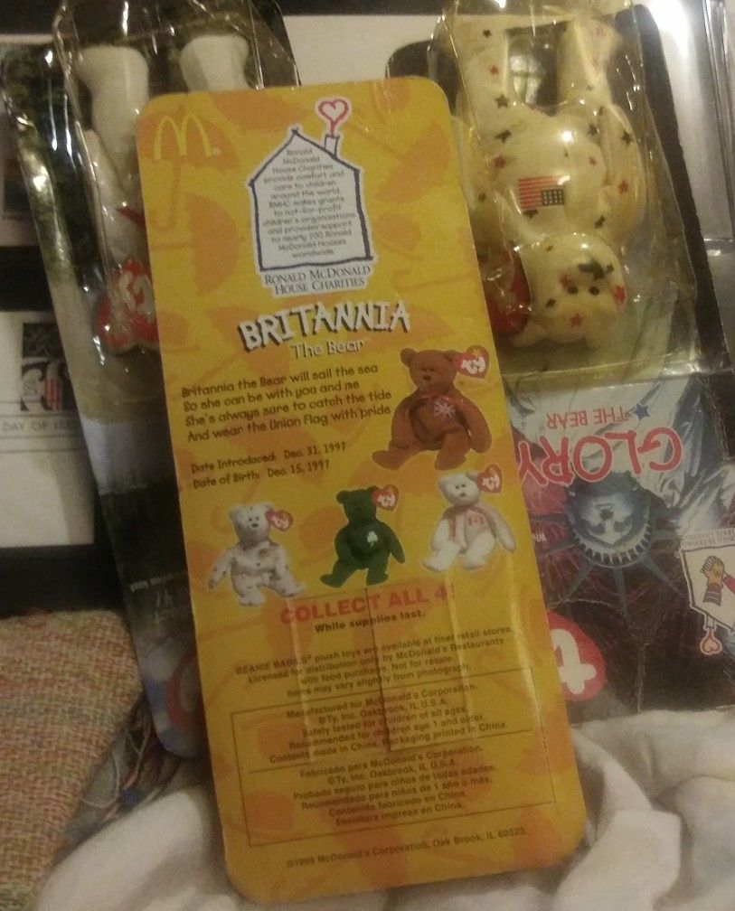1993 McDonald's Beanie Babys Rare With Errors