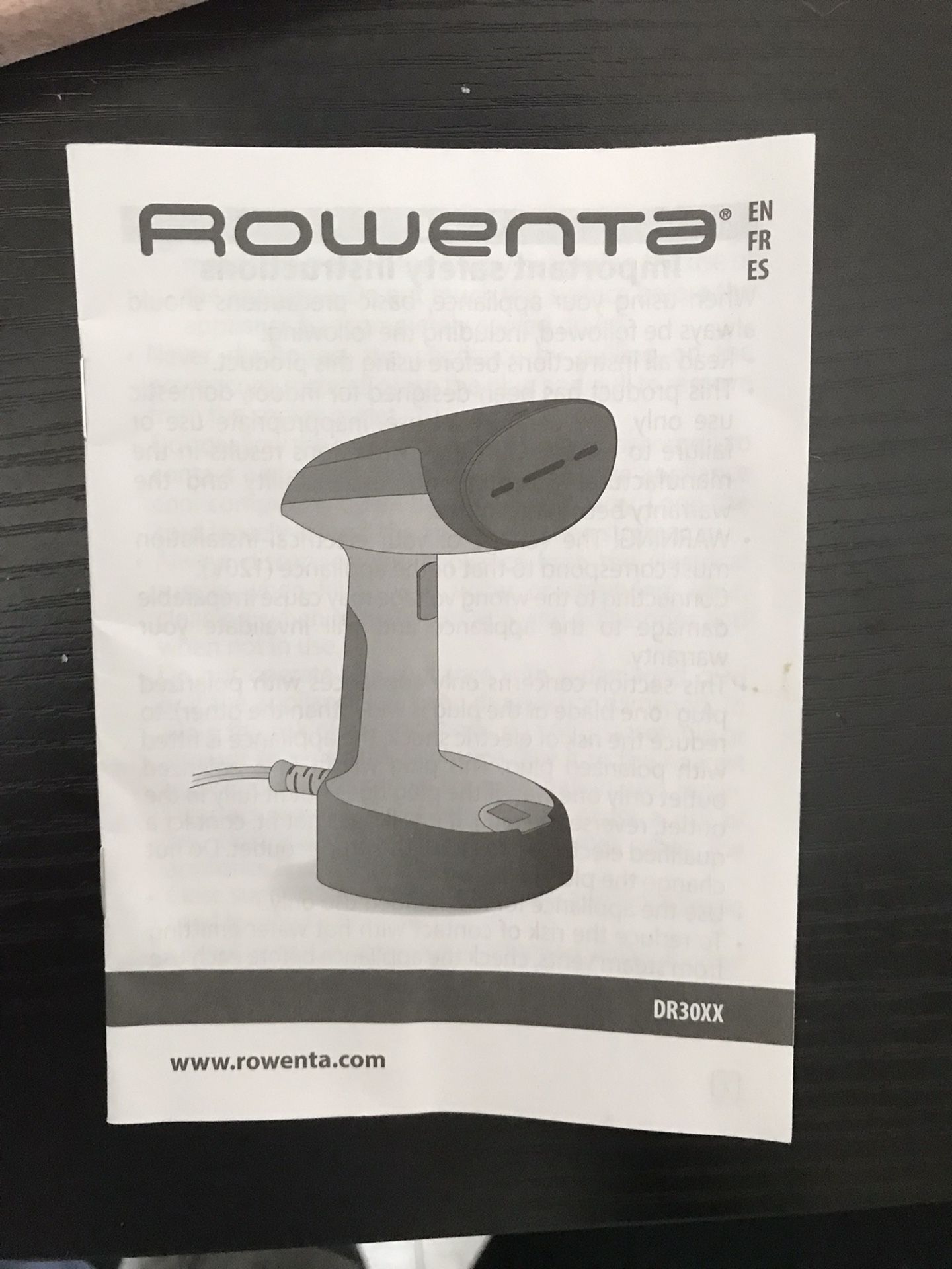 Rowenta Handheld Pocket Steamer