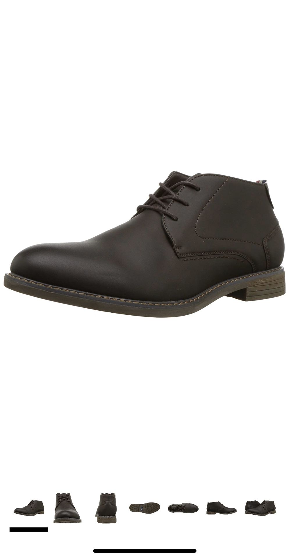 IZOD Men's Inwood Gaucho Chukka Faux Leather Boots NEW