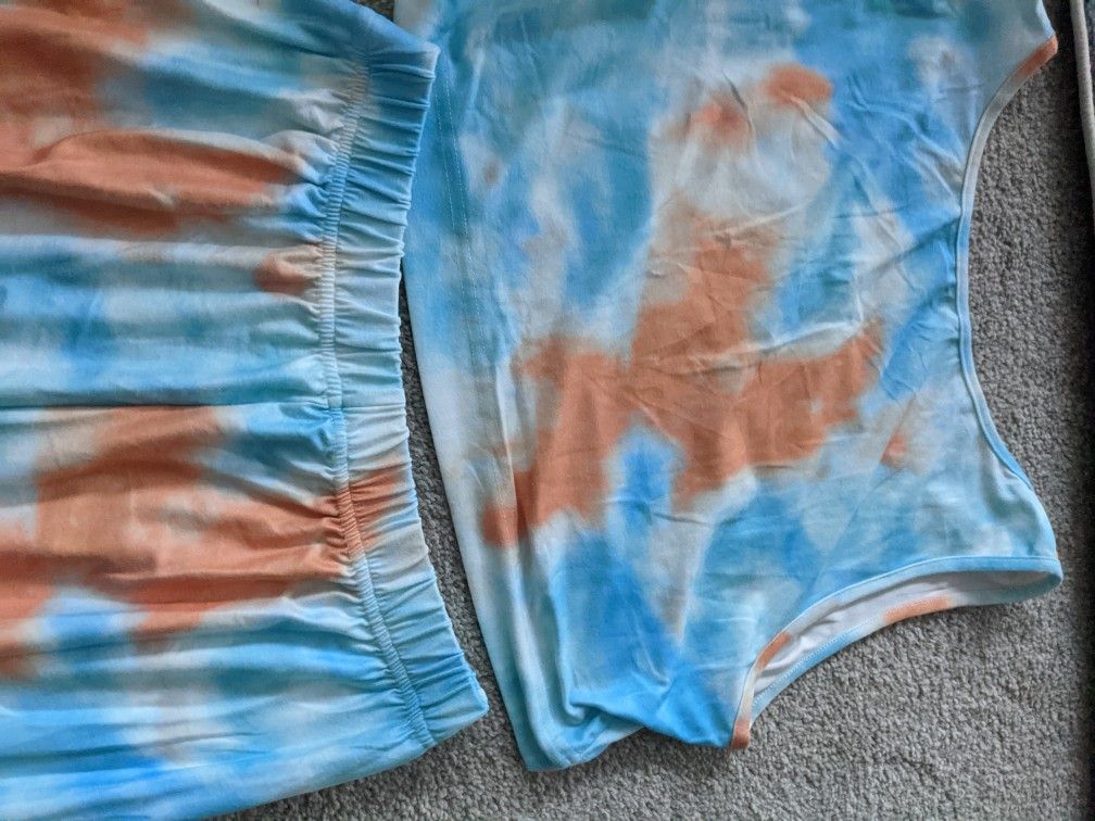 Tie Dye Matching Outfit In Size XL
