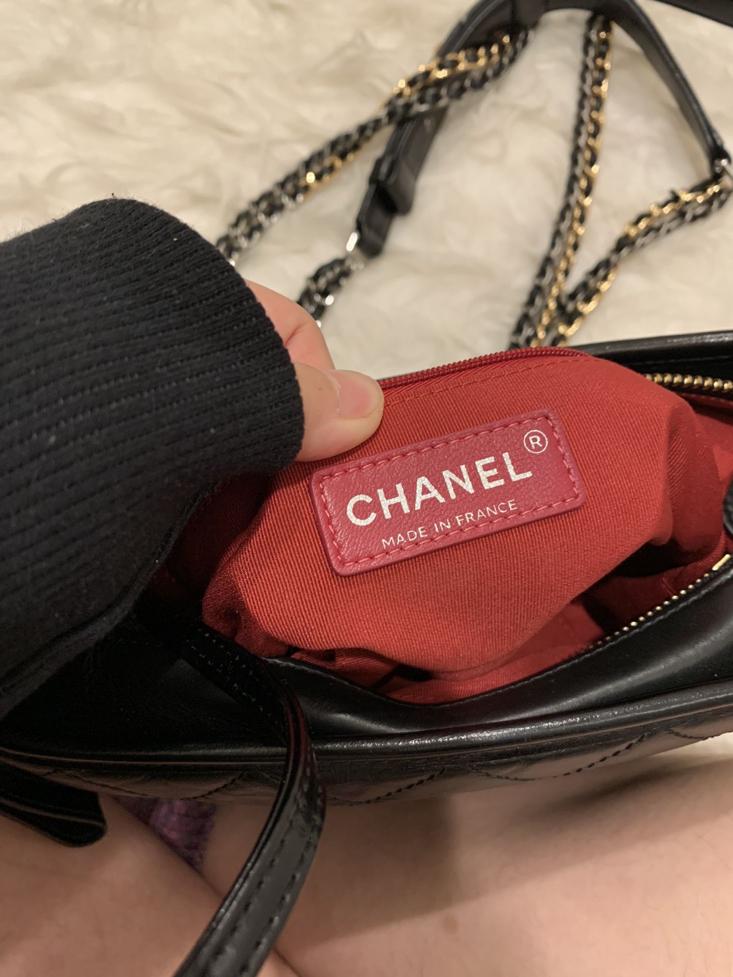 Authentic Chanel Gabrielle Hebo Black Bag,
