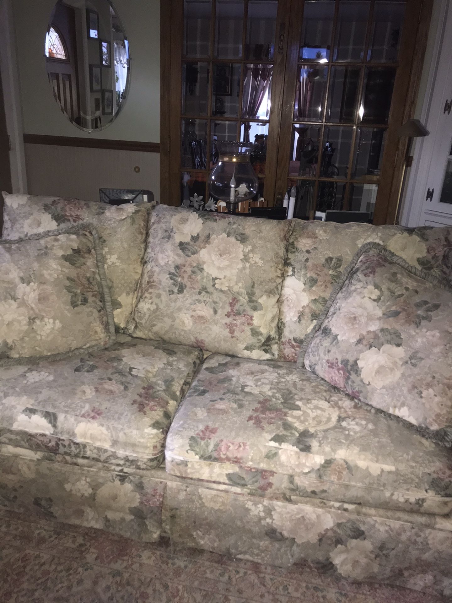 Sofa, Chair and Ottoman
