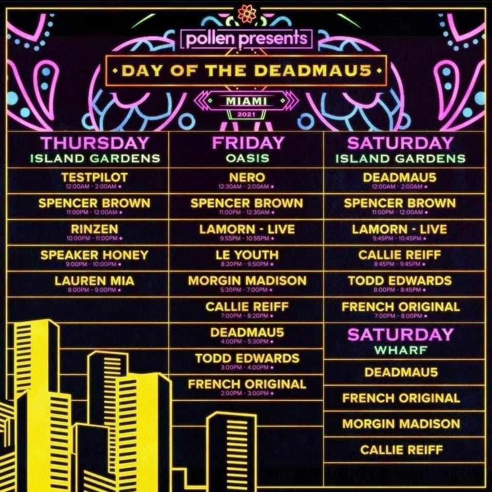 2 Tickets Plus Hotel With King Size Bed Day Of The Deadmau5