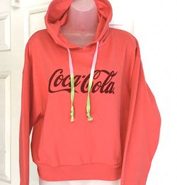 Coca Cola pullover Hoodie ~ Large (11/13) Thumbnail