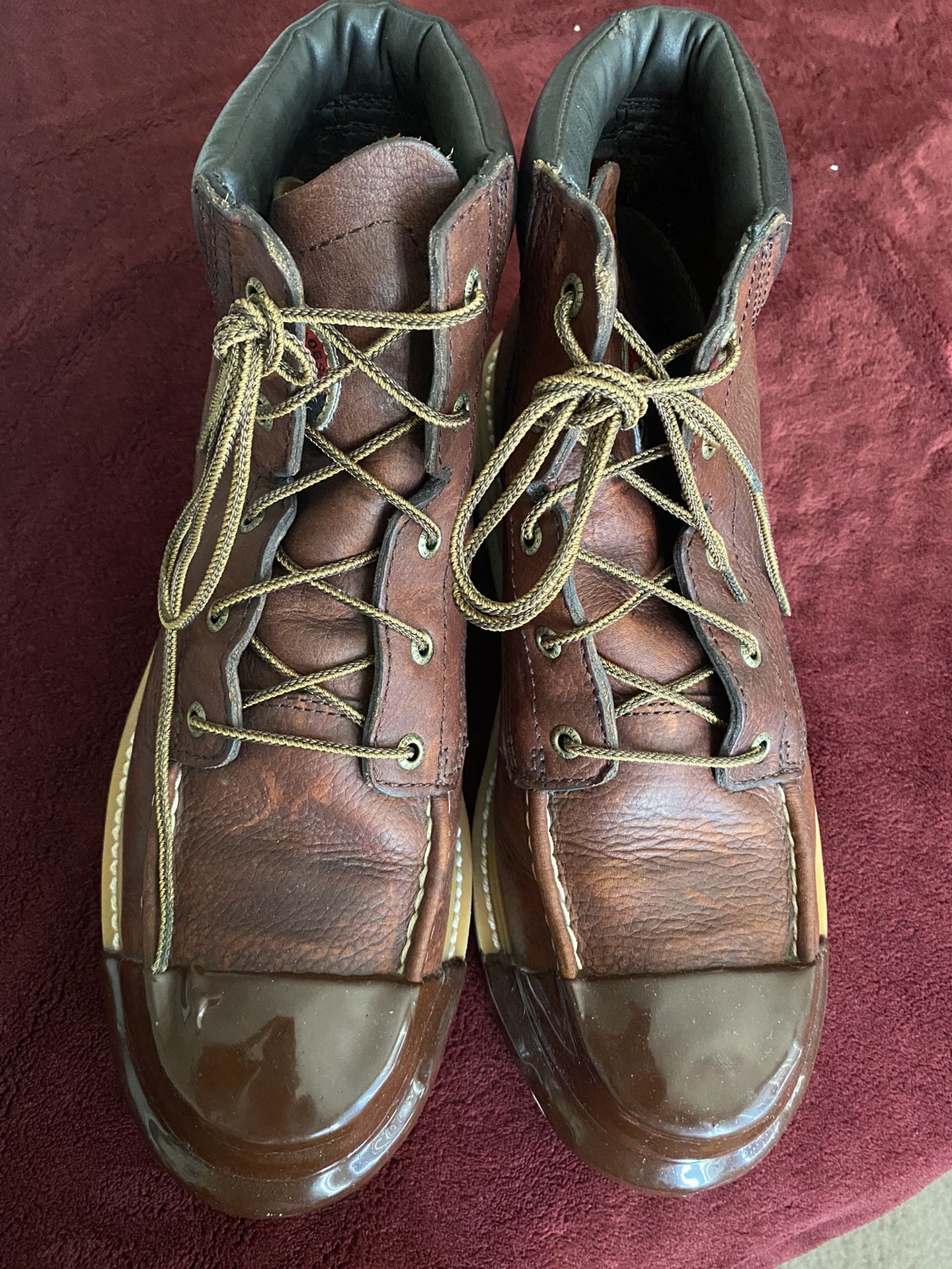 Red Wing Irish Setter Steel Toe Work Boots
