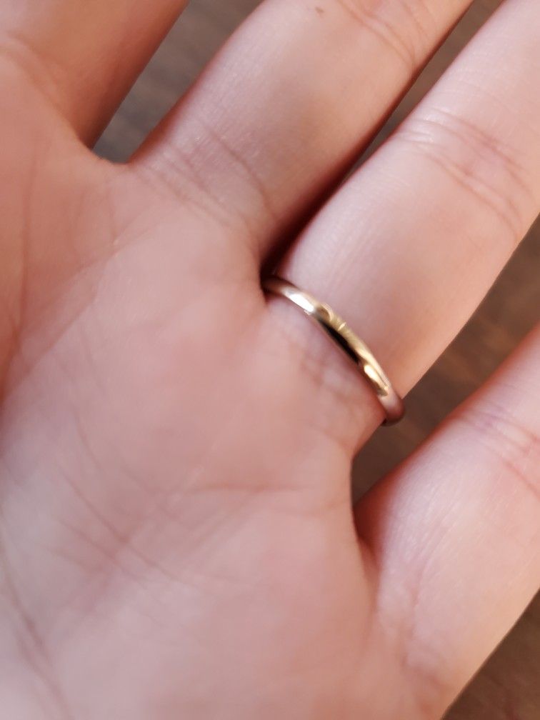 Vintage Two-toned Diamond Wedding Ring