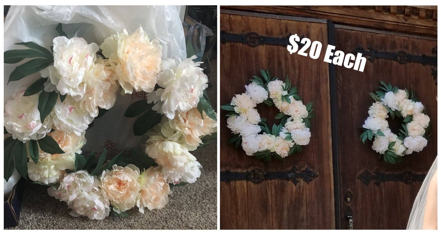 Spring Wreaths Wedding Decor