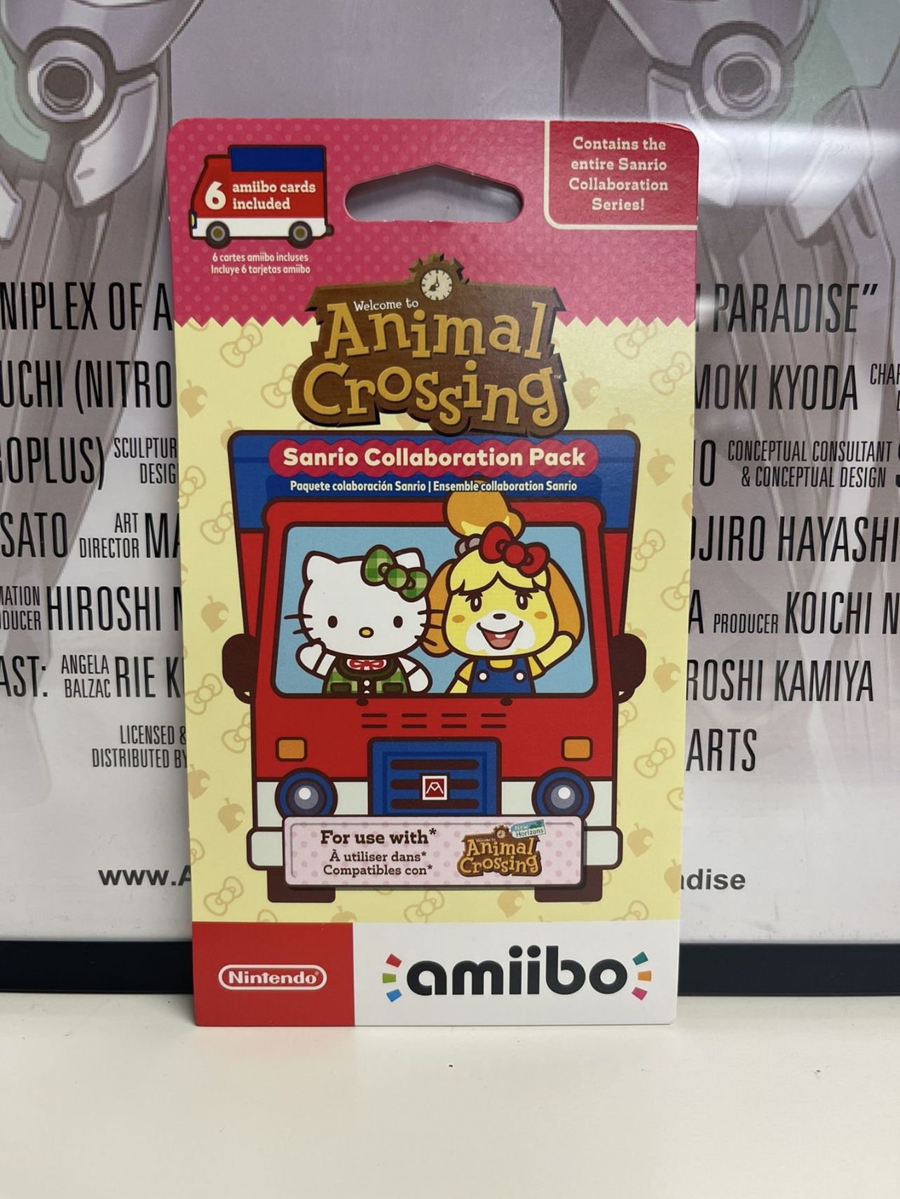 Animal Crossing Sanrio Collaboration Pack Amiibo Cards