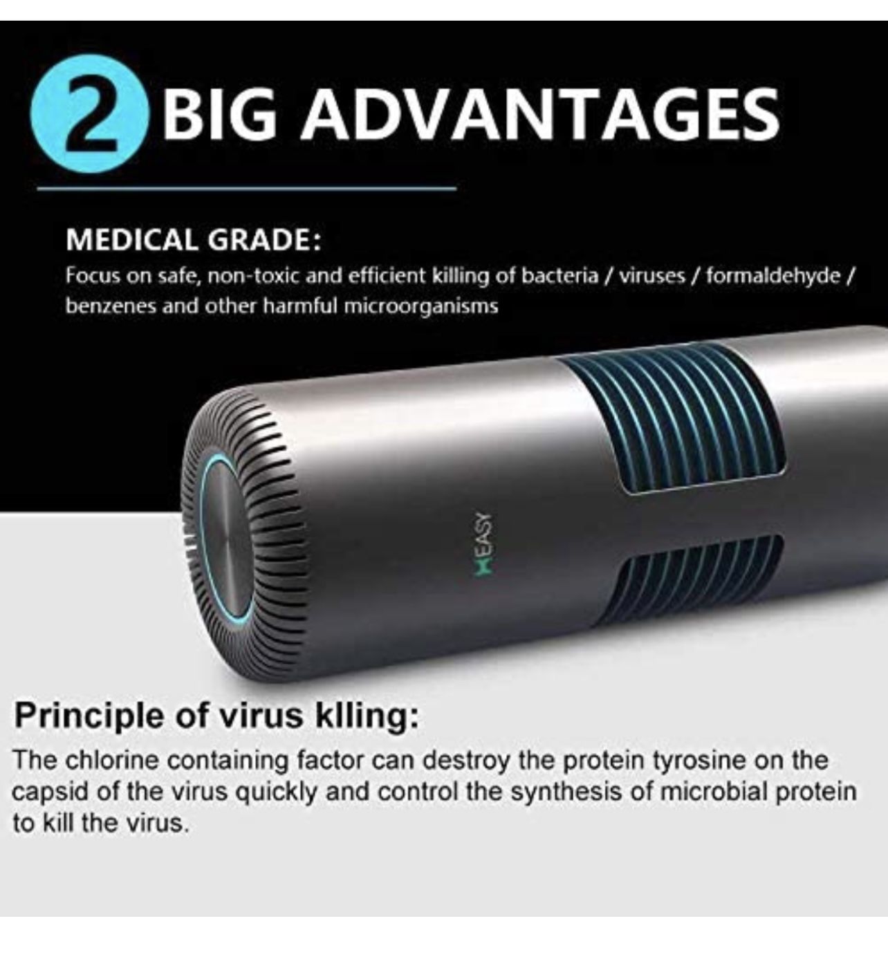 Portable air purifier new