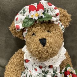 Teddy Bear Plush Strawberry Hat Box Series  Thumbnail